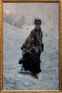 Il pattinatore da Giuseppe or Joseph de Nittis