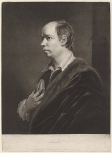 Oliver Goldsmith da Giuseppi Filippo Liberati Marchi after Sir Joshua Reynolds