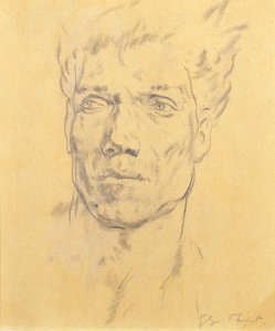 Testa di un uomo, c.1920 da Glyn Warren Philpot