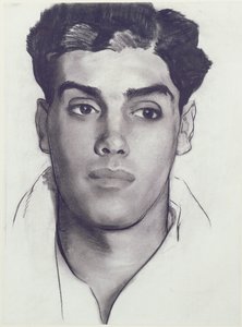 Testa di un giovane uomo