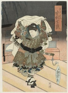 Nakamura Shikan III come Ushiwakamaru da Gochôtei Sadamasu
