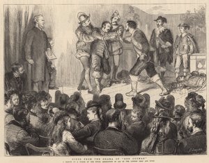 Scena del dramma di Don Guzman (incisione)
