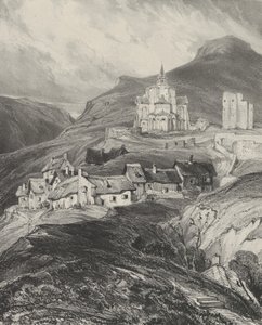Abside esterno della chiesa di Saint-Nectaire, 1831