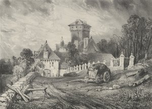Château de Pesteil a Polminhac, 1832 da Godefroy Engelmann