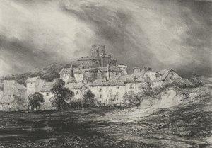 Château de Pont-Gibaud da Godefroy Engelmann