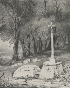 Croce sulla strada da Clermont a Royal da Godefroy Engelmann
