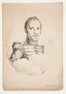 Sconosciuto (ritratto a busto di un soldato) da Godefroy Engelmann