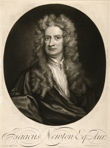 Isaacus Newton, Esq., pub. 1712 da Godfrey (after) Kneller