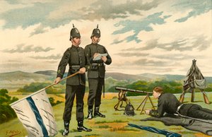 I 1st Middlesex Victoria Rifles - Volontari, 1890