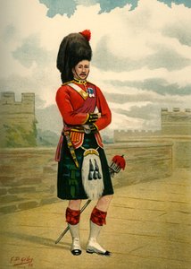 Il 42° - The Black Watch Royal Highlanders, 1890 da Godfrey Douglas Giles