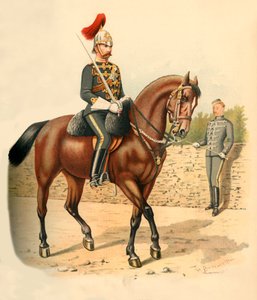 Il 6º Reggimento di Cavalleria Ussari, Canada, 1890 da Godfrey Douglas Giles
