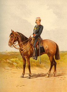 The Queens Own Royal Regiment - Staffordshire Yeomanry, 1890 da Godfrey Douglas Giles