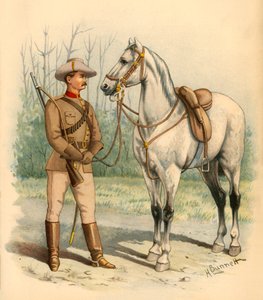 Fucilieri montati vittoriani, 1890