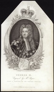 Re Giorgio II di Gran Bretagna e Irlanda da Godfrey Kneller