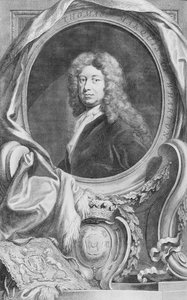 Ritratto di Thomas Marchese di Wharton (1648-1715), inciso da Jacob Houbraken, pubblicato da P. Knanton, 1744 da Godfrey Kneller