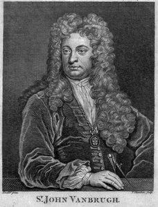 Sir John Vanbrugh (incisione) da Godfrey Kneller