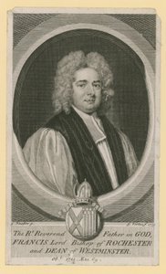 Il Reverendo Padre in Dio, Francis Lord Vescovo di Rochester e Decano di Westminster da Godfrey Kneller