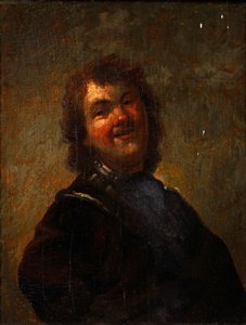 Rembrandt che ride, 1658 da Godfried Cornelisz Schalcken
