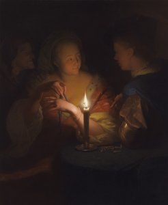 Amanti (Figliol prodigo) da Godfried Schalcken