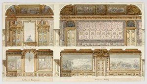 Progetto di decorazioni degli appartamenti dell