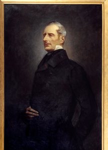 Ritratto di Alphonse de Lamartine (1790-1869) poeta e politico da Gonzague Privat