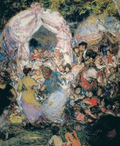 Ballerini di flamenco, dipinto di Gonzalo Bilbao y Martinez c.1915
