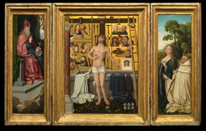 Trittico di Antonius Tsgrooten da Goossen van der (1465 c.1538) Weyden
