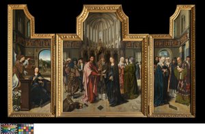Il Trittico Colibrant, c.1517 da Goossen van der (1465 c.1538) Weyden