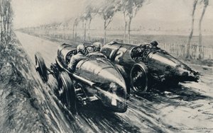 Corsa per il Gran Premio, Strasburgo 1922, 1937 da Gordon Crosby