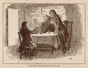Illustrazione per La storia di Henry Esmond di Thackeray da Gordon Frederick (after) Browne