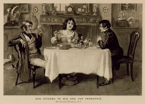 Illustrazione per La storia di Pendennis di Thackeray