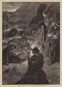 Intorno al fuoco del campo da Gordon Frederick (after) Browne