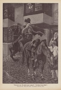 La cavalcata di Sir Robert Carey da Gordon Frederick (after) Browne