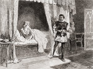 Una scena dal dramma di William Shakespeare Otello, Atto V, Scena 2 da Gordon Frederick Browne