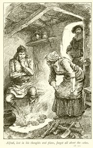 Alfred che brucia le torte da Gordon Frederick Browne