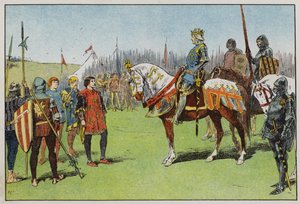 Enrico V prima della battaglia di Agincourt da Gordon Frederick Browne