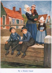 Olanda: lungo un canale olandese