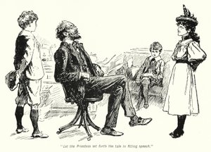 Illustrazione per La storia dei cercatori di tesori di E Nesbit da Gordon Frederick Browne