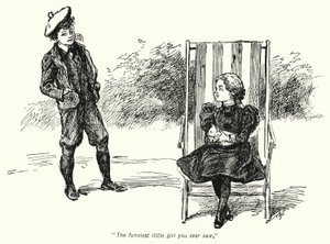 Illustrazione per La storia dei cercatori di tesori di E. Nesbit da Gordon Frederick Browne