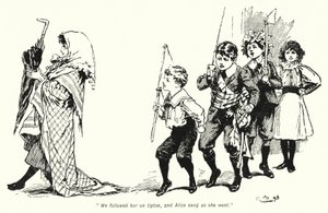 Illustrazione per La storia dei cercatori di tesori di E. Nesbit