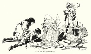 Illustrazione per "The Story of the Treasure Seekers" di E. Nesbit da Gordon Frederick Browne