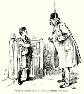 Illustrazione per La storia dei cercatori di tesori di E Nesbit da Gordon Frederick Browne