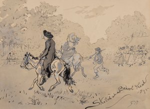 Schizzo a una festa scolastica, 1895