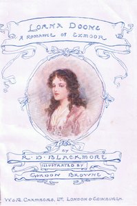 Pagina del titolo, da Lorna Doone pub. da W & R Chambers Ltd da Gordon Frederick Browne