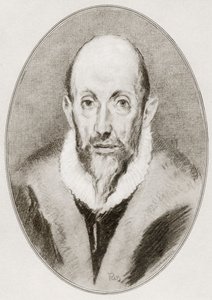 Domenikos Theotokopoulos, El Greco, da Biografie viventi di grandi pittori da Gordon Ross