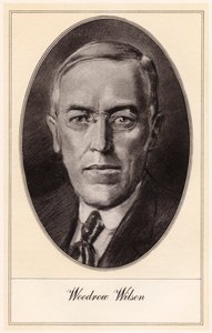 Woodrow Wilson, 28° Presidente degli Stati Uniti, inizio 20° secolo da Gordon Ross