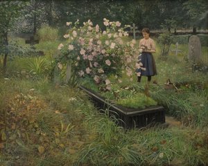 Scena di Cimitero da Gottfrid Kallstenius