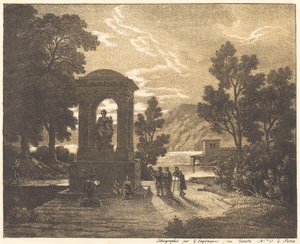 Paesaggio classico da Gottfried Engelmann