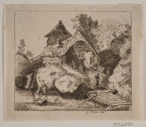Vecchia casa contadina da Gottfried Schaper