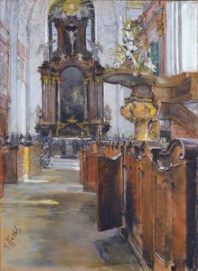 Interno di St. Michaelis ad Amburgo, 1890